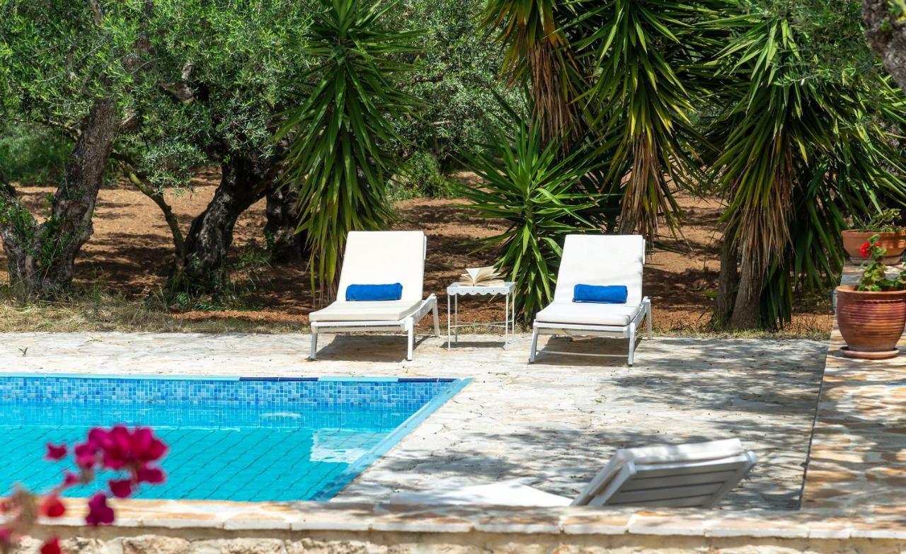 Olivegrove Villa - Nestled In Olive Trees With Private Pool, By Zantewize Tragaki Luaran gambar