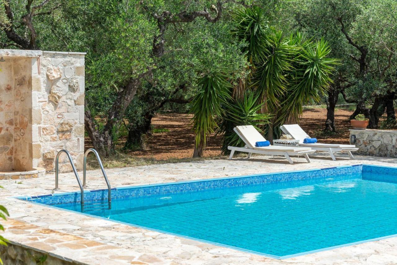 Olivegrove Villa - Nestled In Olive Trees With Private Pool, By Zantewize Tragaki Luaran gambar