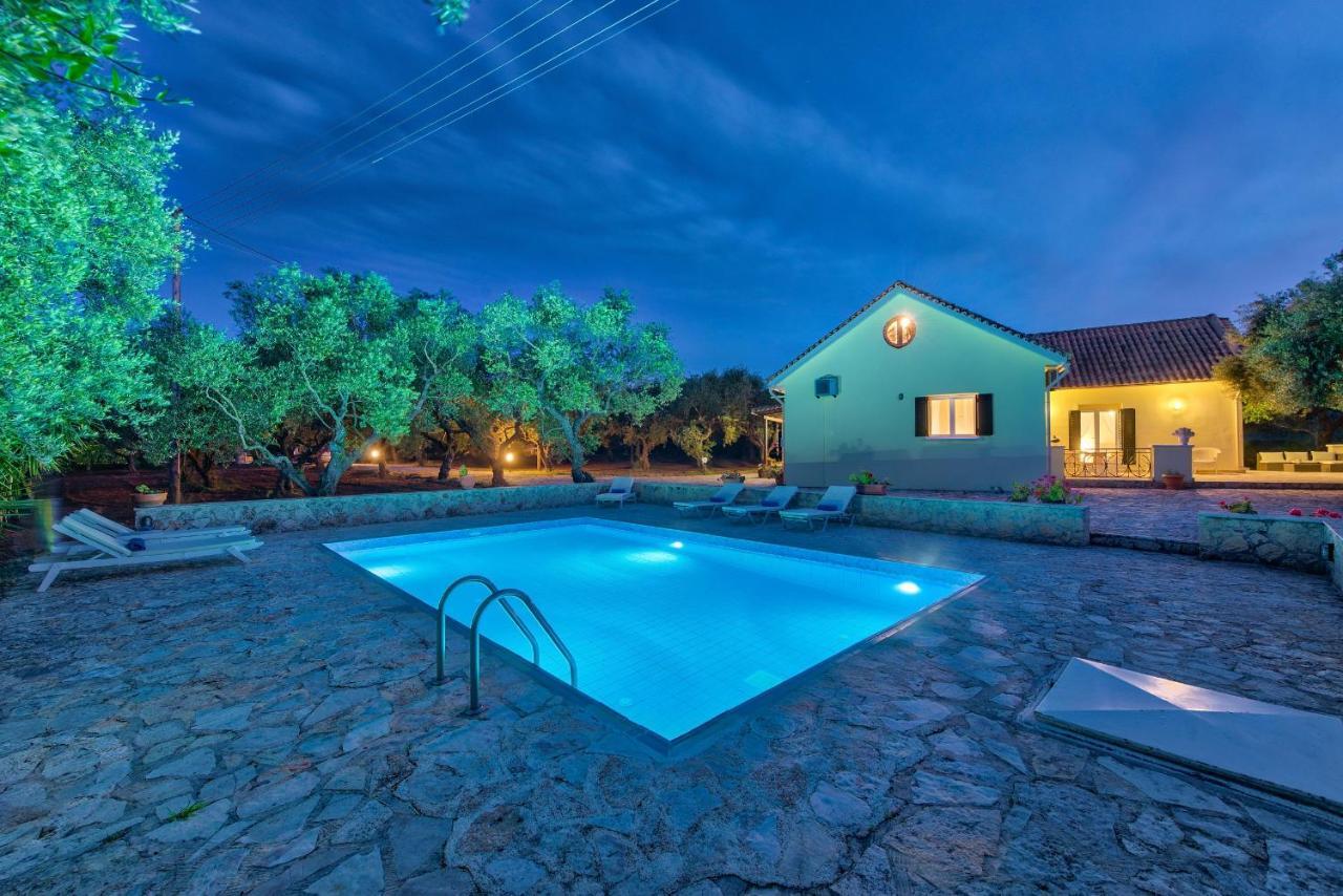 Olivegrove Villa - Nestled In Olive Trees With Private Pool, By Zantewize Tragaki Luaran gambar