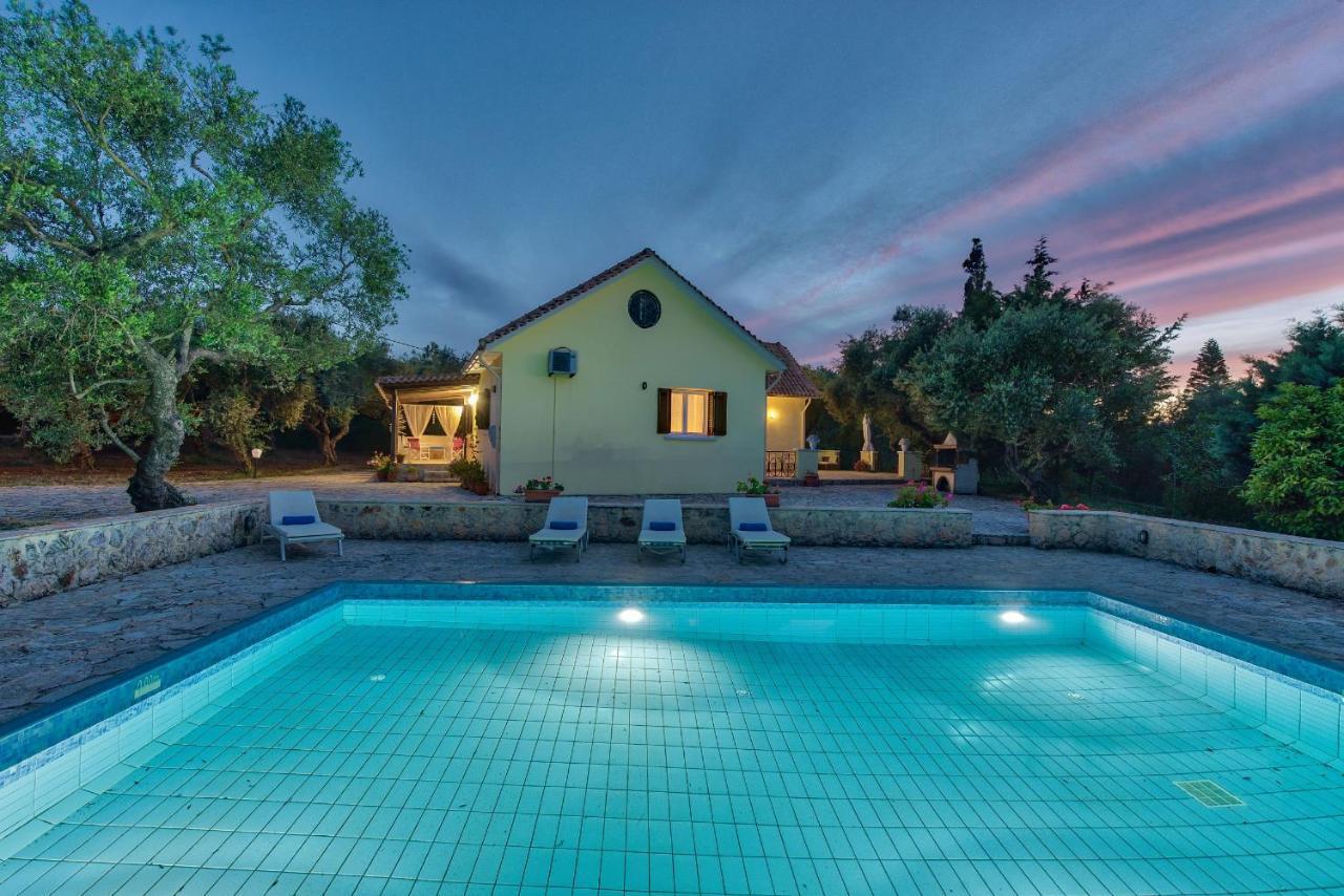 Olivegrove Villa - Nestled In Olive Trees With Private Pool, By Zantewize Tragaki Luaran gambar